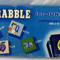 Scrabble For Juniors Game - 1958 - Selchow & Righter - Good Condition