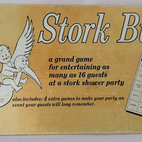 Stork Bingo Baby Shower Games - 1970 - Great Condition