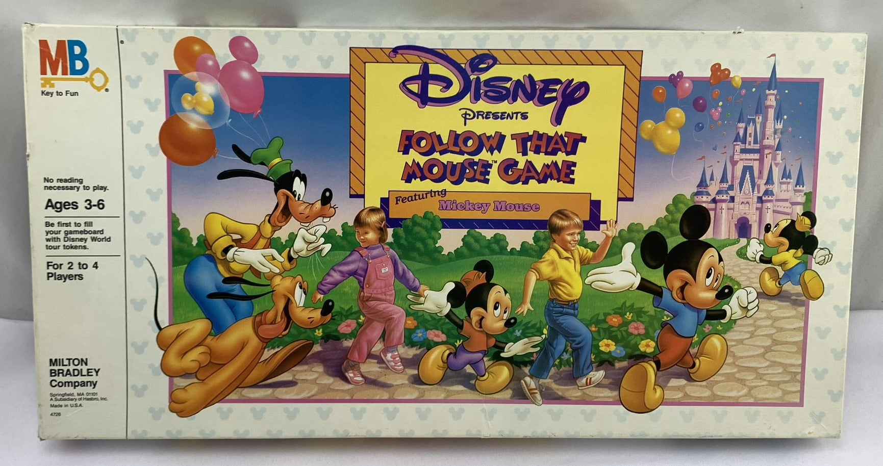 Disney Presents: Follow That Mouse Game - 1984 - Milton Bradley - Great Condition