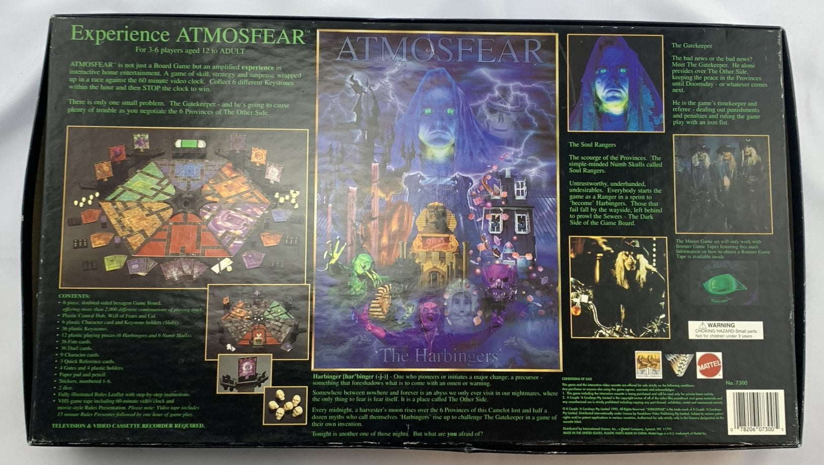 Atmosfear: The Harbingers Game - 1995 - Mattel - Great Condition