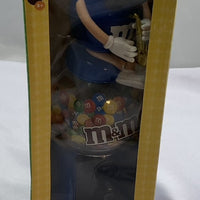 M & M's Blue Novelty Dispenser and Coin Bank - 2008 - New