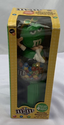 M & M's Green Novelty Dispenser and Coin Bank - 2008 - New