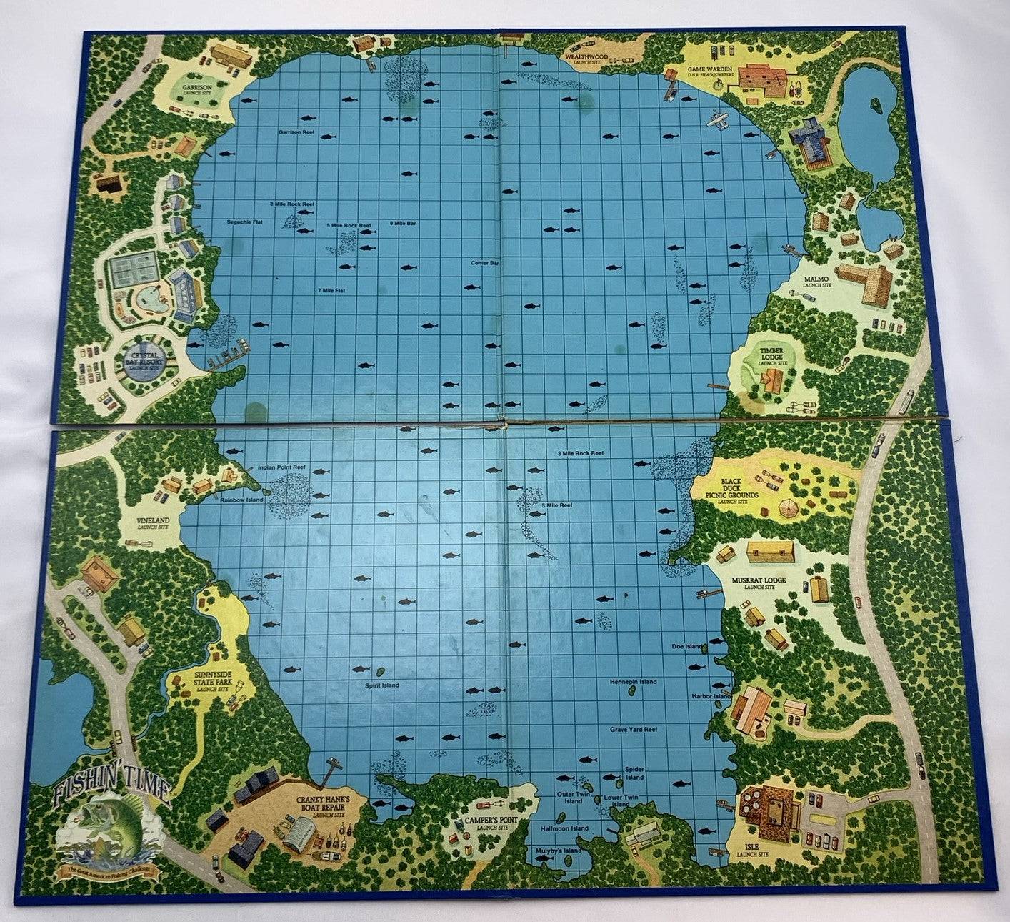 Fishin' Time Board Game - 1986 - Distinctive Games - Great Condition