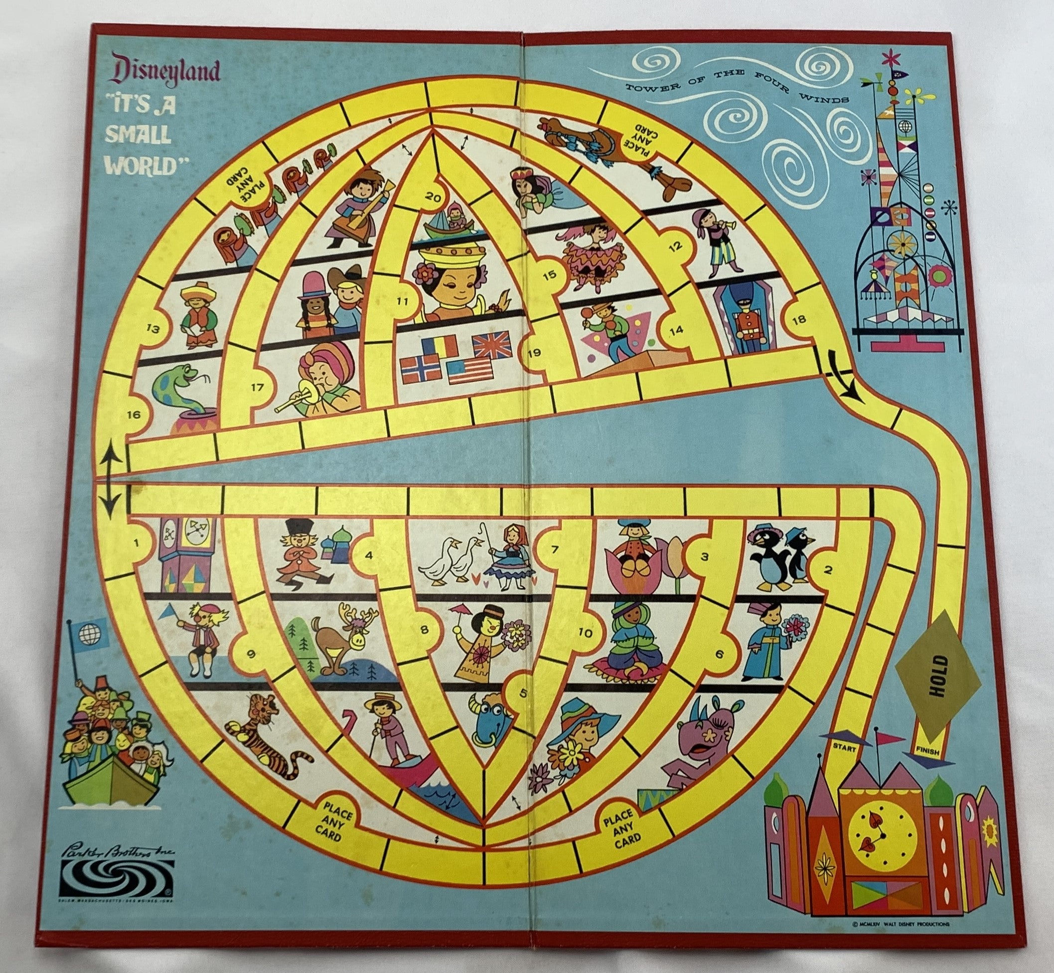 Its a Small World Game - 1967 - Parker Brothers - Great Condition