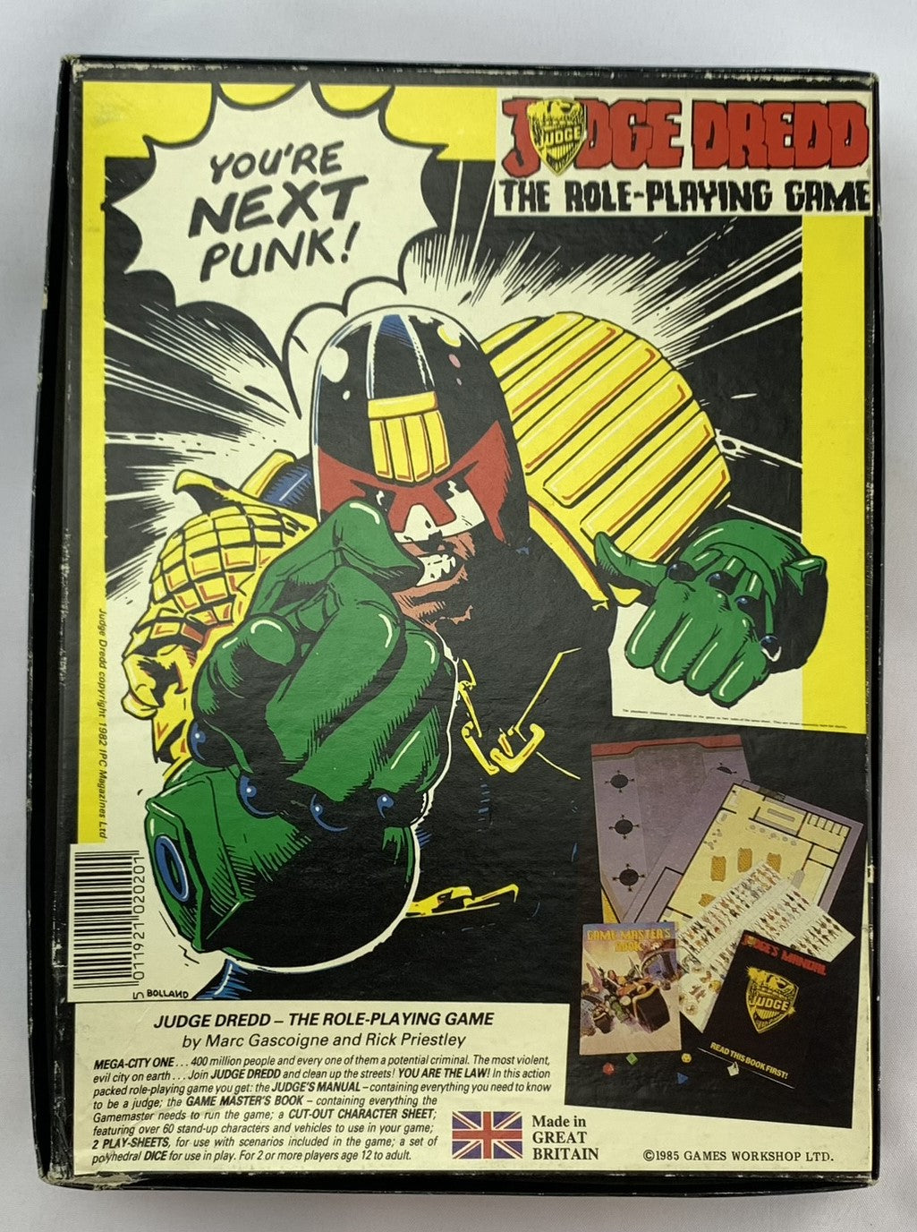 Judge Dredd The Role Playing Game - 1985 - Games Workshop - New