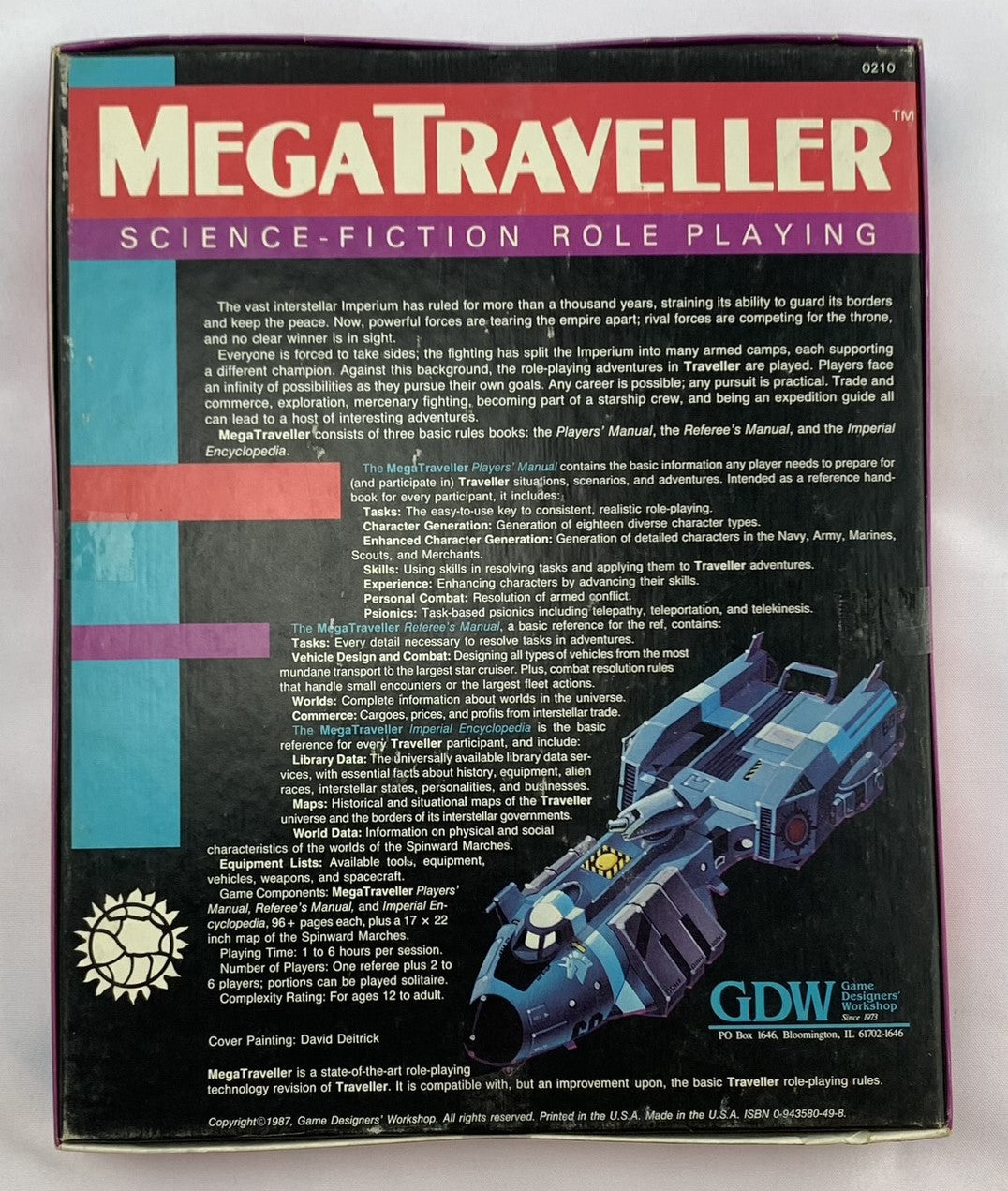 MegaTraveller Role Playing Game - Games Workshop - New