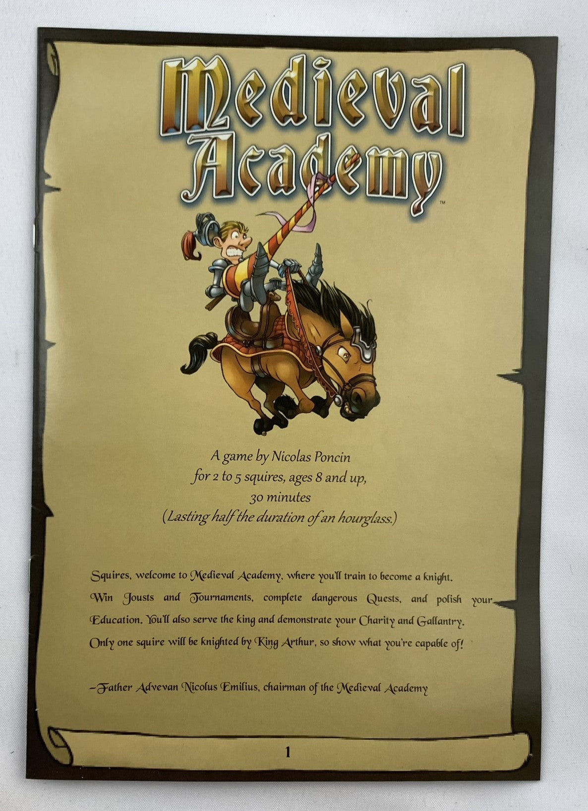 Medieval Academy - 2014 - Blue Cocker Games - Like New