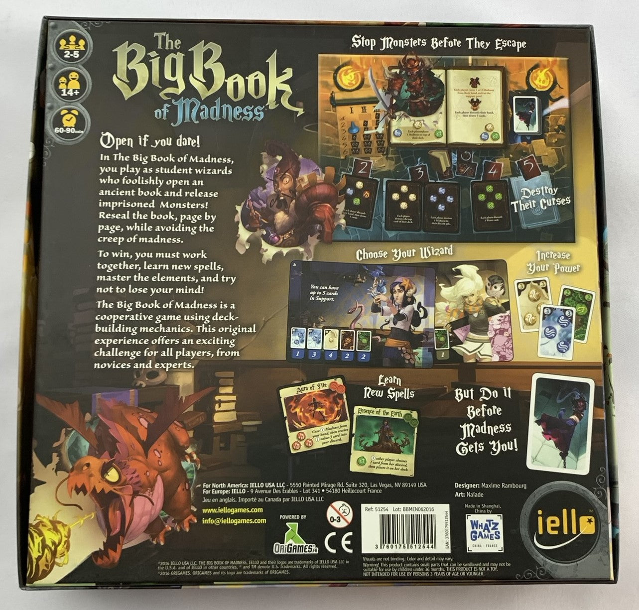 The Big Book of Madness - 2016 - IELLO - Like New