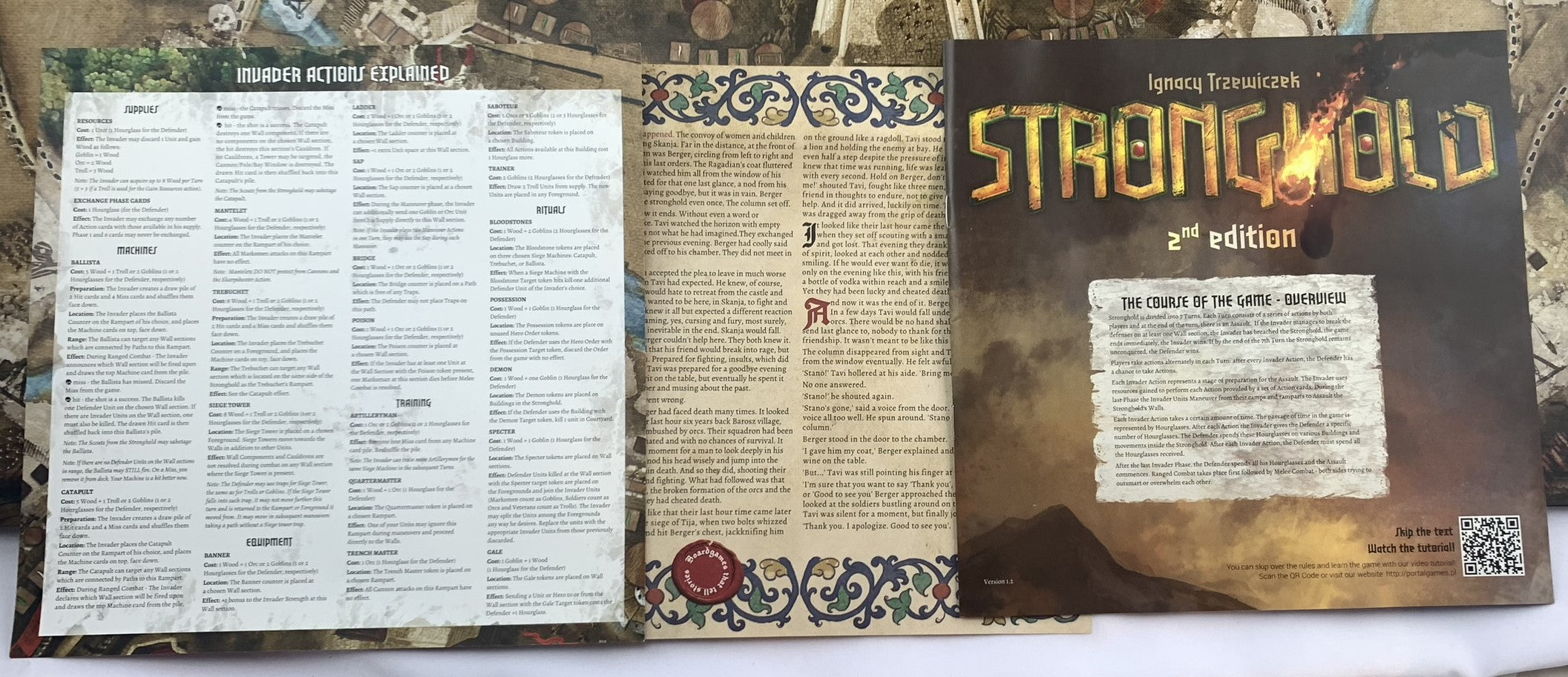 Stronghold: 2nd edition Board Game - 2015 - Stronghold Games - Like New