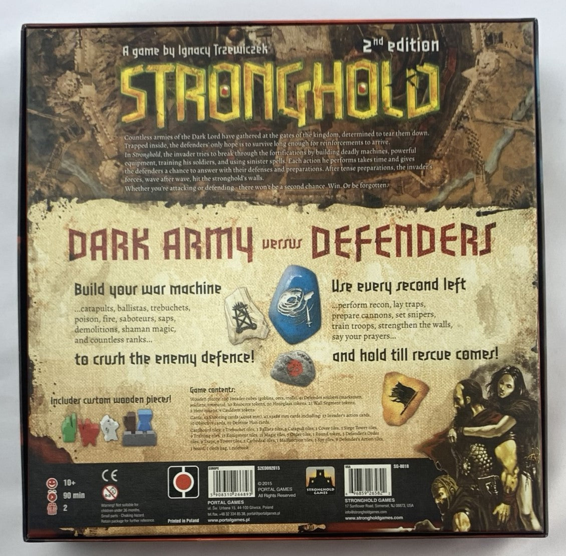 Stronghold: 2nd edition Board Game - 2015 - Stronghold Games - Like New