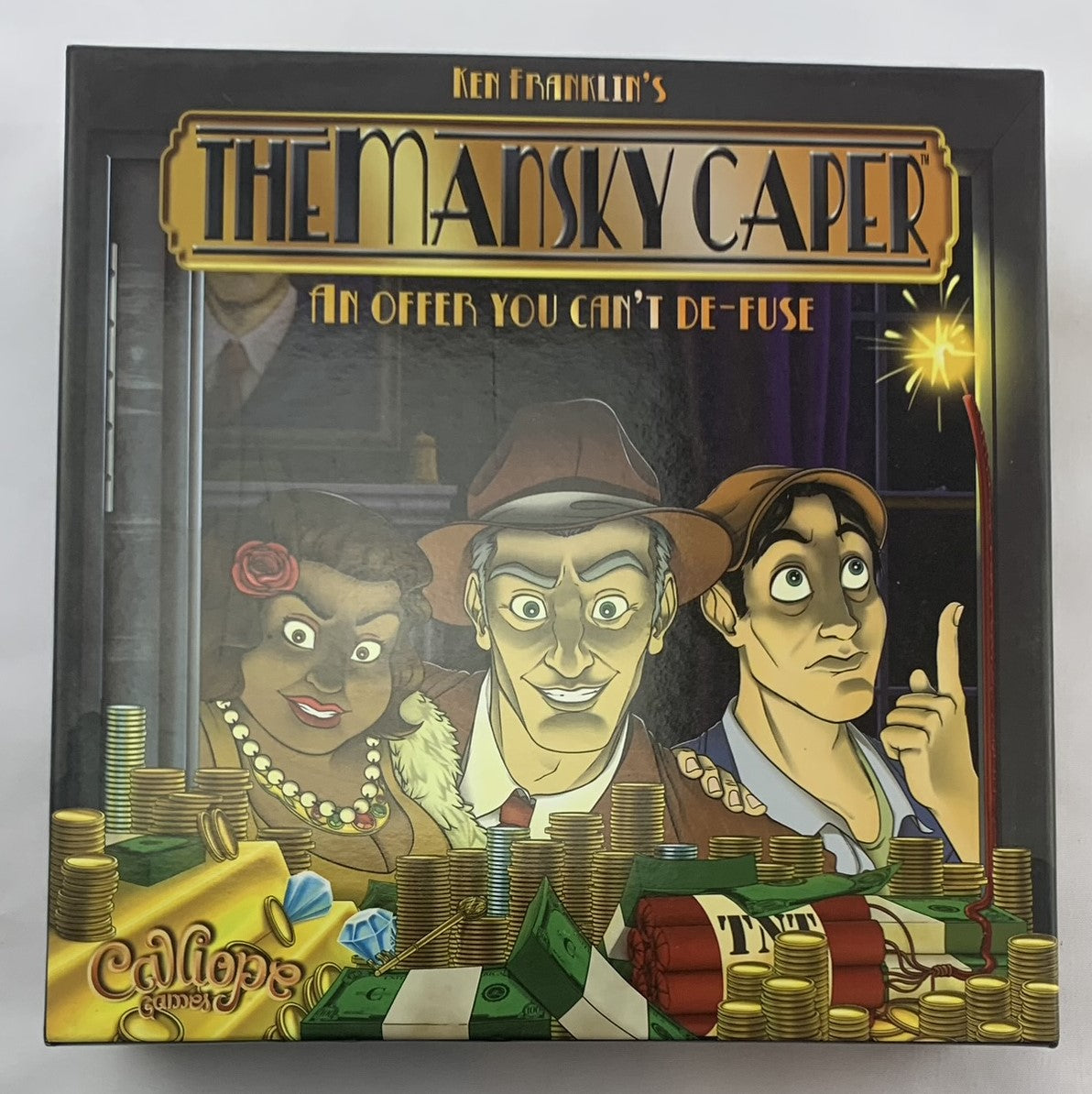 The Mansky Caper Board Game - 2018 - Calliope Games - Like New