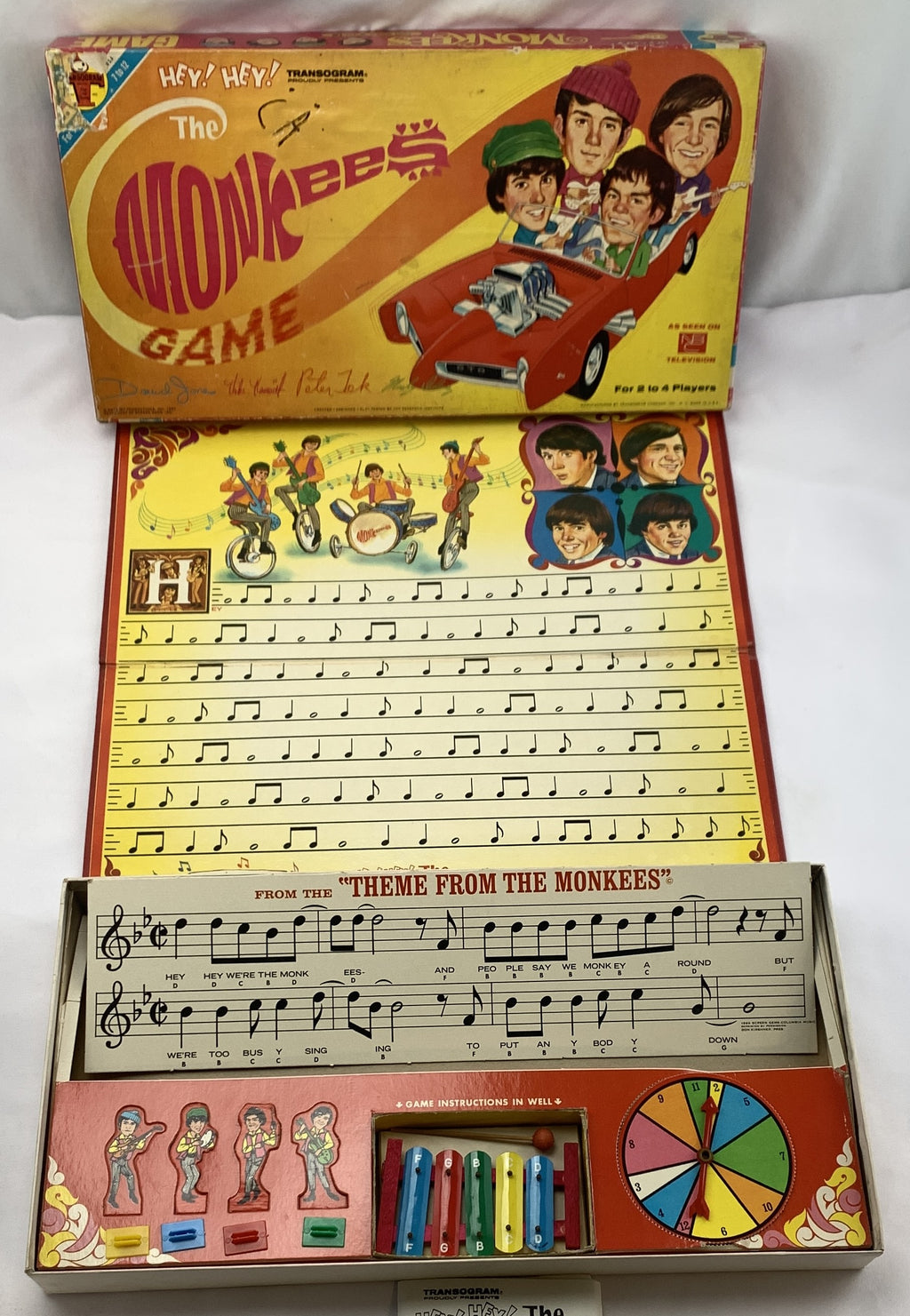 The Monkees Game - 1967 - Transogram - Very Good Condition | Mandi's Attic  Toys