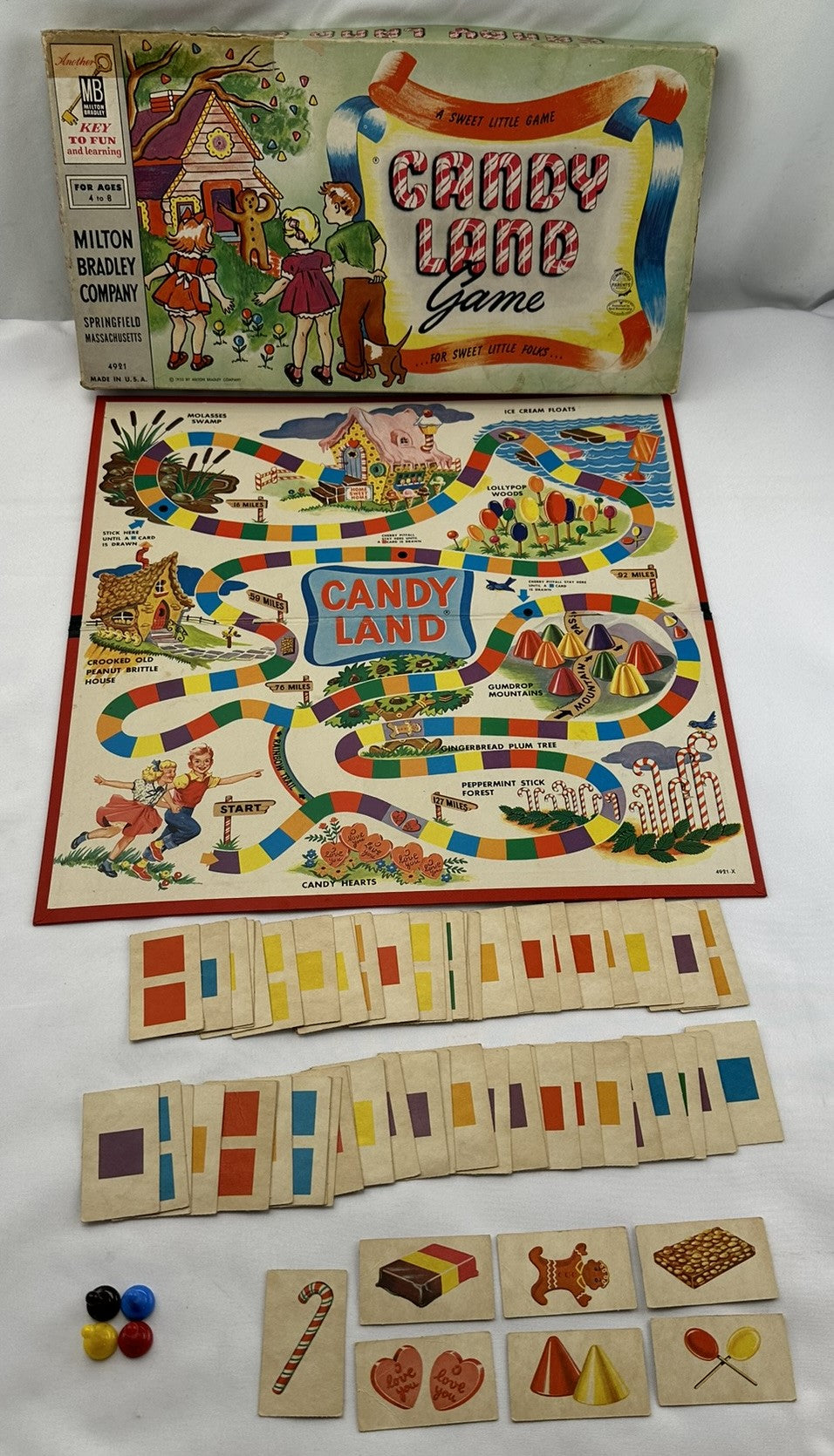 Candy Land Game - 1955 - Milton Bradley - Very Good Condition