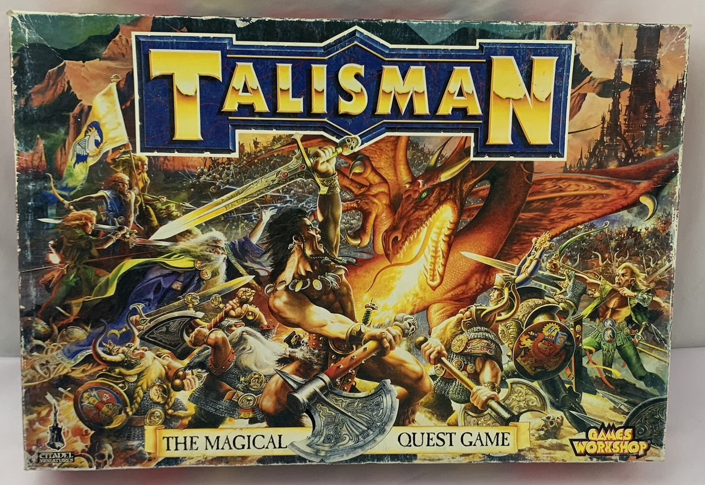 Talisman (Third Edition) Game w/City of Adventure Expansion - 1994 - Games Workshop - Great Condition