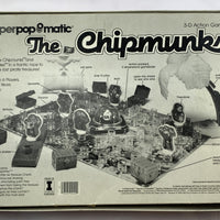 Chipmunks Super Popomatic 3-D Trouble Action Game - 1984 - Ideal - Very Good Condition