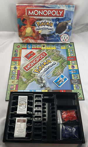 Pokemon Monopoly Game Kanto Edition - 2014 - USAopoly - Great Condition