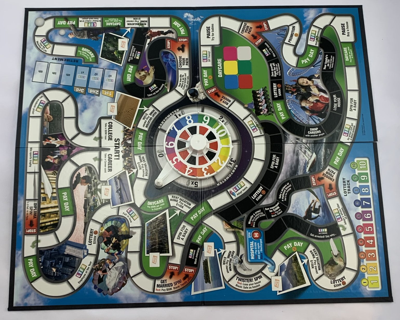 The Game of Life: Extreme Reality Edition - 2009 - Hasbro - Great Condition