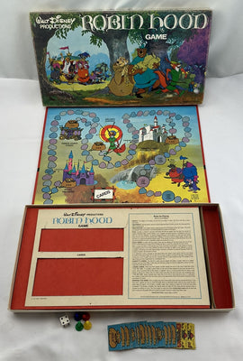 Robin Hood Disney Game - 1973 - Parker Brothers - Great Condition