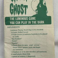 Green Ghost Game - 1965 - Transogram - Mint Condition