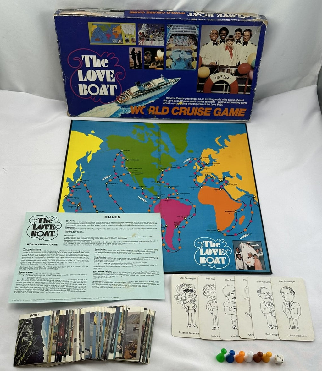 Love Boat World Cruise Game - 1980 - Complete - Good Condition