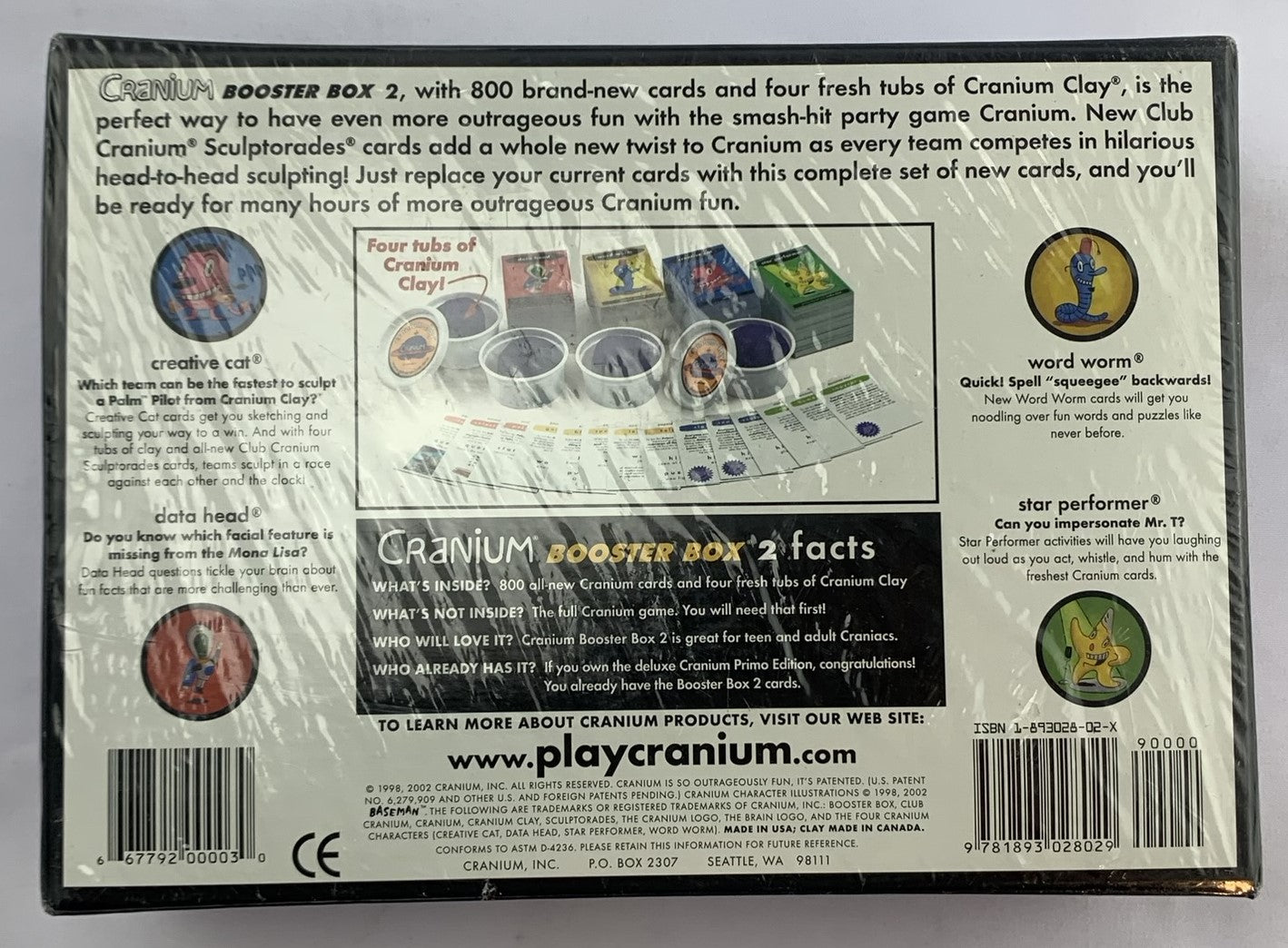 Cranium Booster Box 2 - 2002 - New