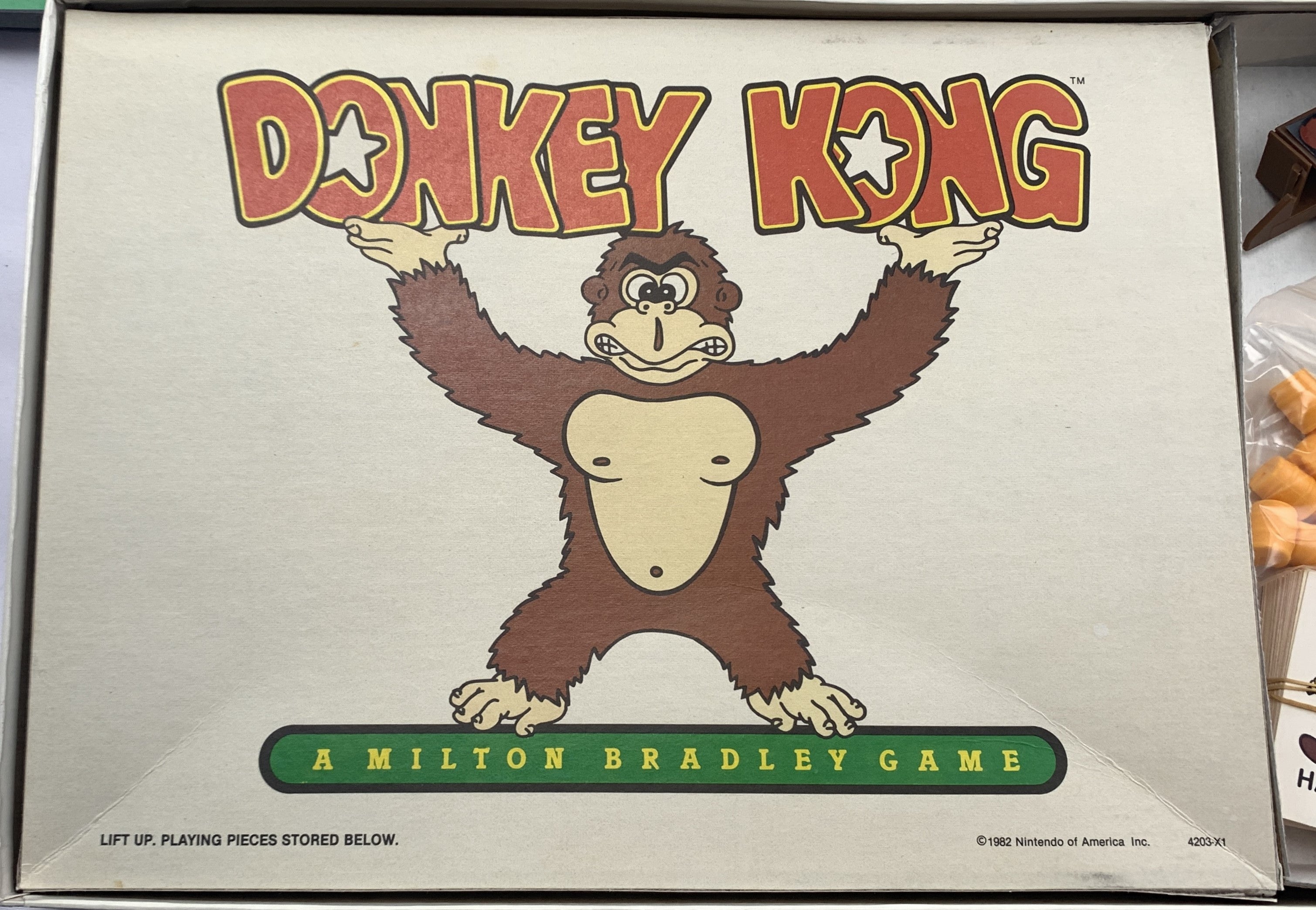 Donkey Kong Board Game - Milton Bradley - Good Condition