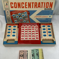 Concentration Game 5th Edition - 1962 - Milton Bradley - Great Condition