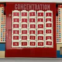 Concentration Game 5th Edition - 1962 - Milton Bradley - Great Condition