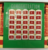 Concentration Game 2nd Edition - 1960 - Milton Bradley - Good Condition