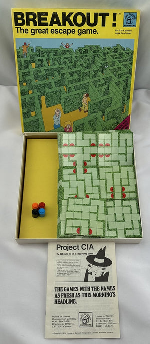 Breakout! Board Game - 1975 - Waddington - Great Condition