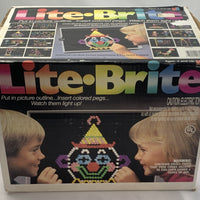 Lite Brite - 1984 - 4+ Unpunched Sheets - 200+ Pegs - Working - Very Good Condition