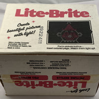 Lite Brite - 1984 - 4+ Unpunched Sheets - 200+ Pegs - Working - Very Good Condition