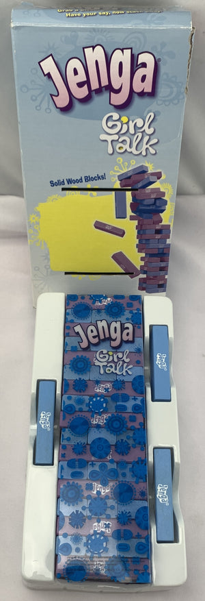 Jenga Girl Talk Game - 2010 - Milton Bradley - Great Condition