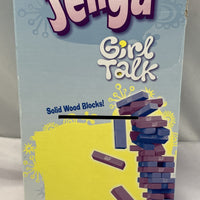 Jenga Girl Talk Game - 2010 - Milton Bradley - Great Condition