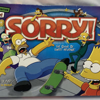 Sorry! Simpsons Edition Game - 2007 - Parker Brothers - Great Condition