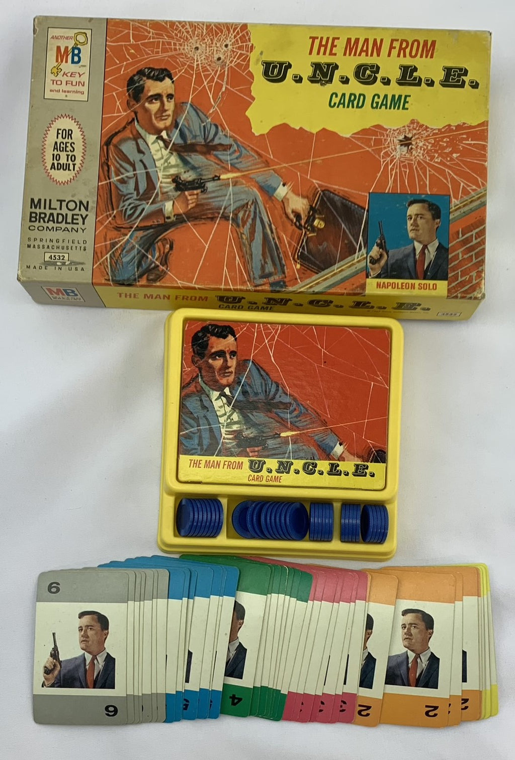 The Man from U.N.C.L.E. Card Game - 1965 - Milton Bradley - Great Condition