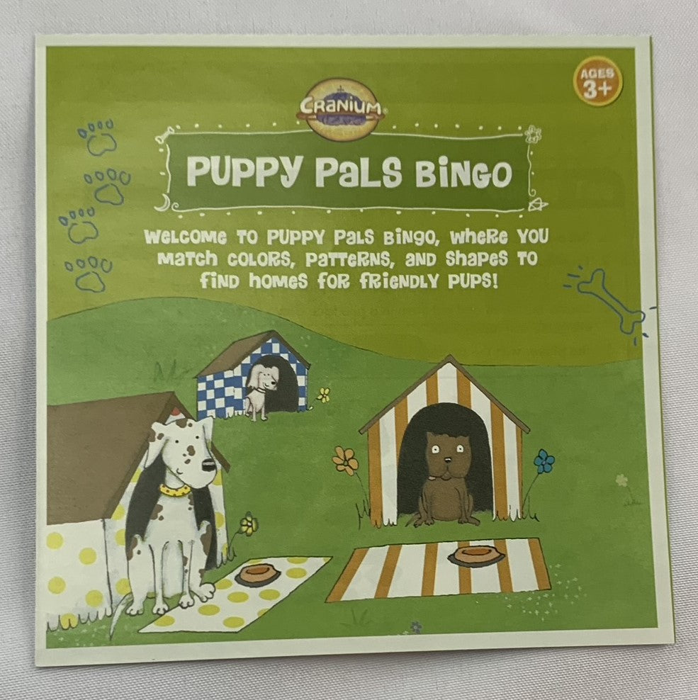 Cranium Puppy Pals Bingo Game - 2008 - Cranium - Great Condition