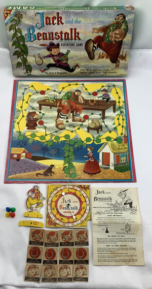 Jack and the Beanstalk Adventure Game - 1957 - Transogram - Great Condition