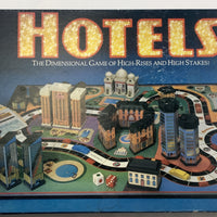 Hotels Board Game - 1987 - Milton Bradley - Great Condition