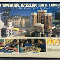 Hotels Board Game - 1987 - Milton Bradley - Great Condition