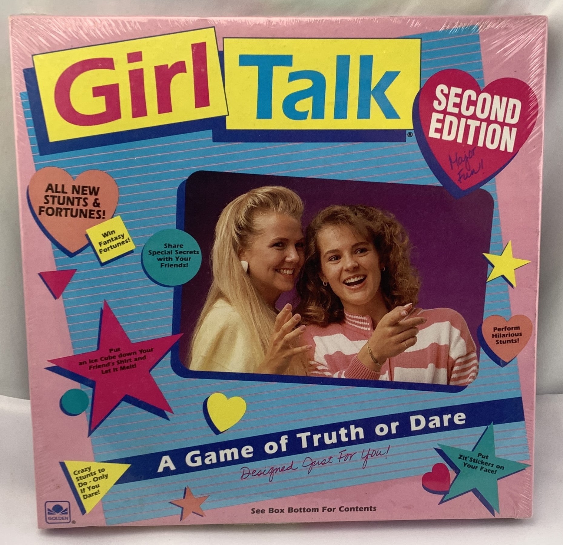 Girl Talk Board Game 2nd Edition - 1990 - Golden - NEW/SEALED