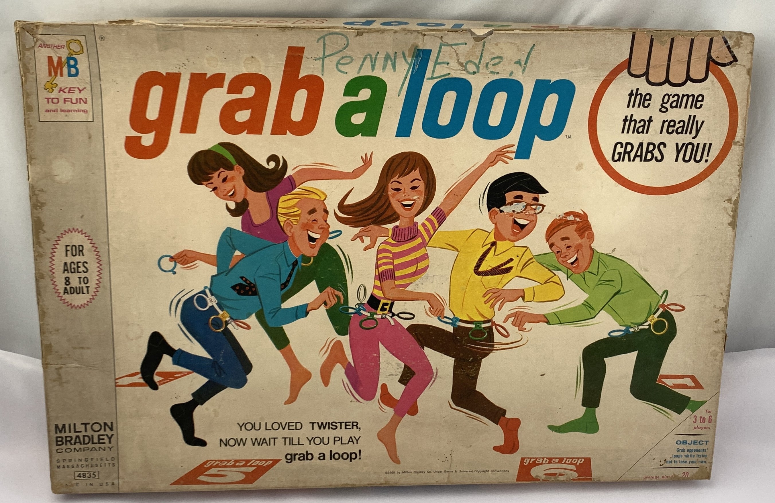 Grab a Loop Game - 1968 - Milton Bradley - Good Condition