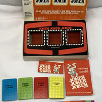 Joker Joker Joker Game - 1979 - Milton Bradley - Very Good Condition