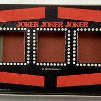 Joker Joker Joker Game - 1979 - Milton Bradley - Very Good Condition