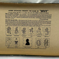 Alfred Hitchcock Presents Why Game - 1967 - Milton Bradley - Great Condition