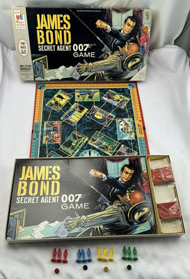 James Bond Secret Agent Game - 1964 - Milton Bradley - Very Good Condition