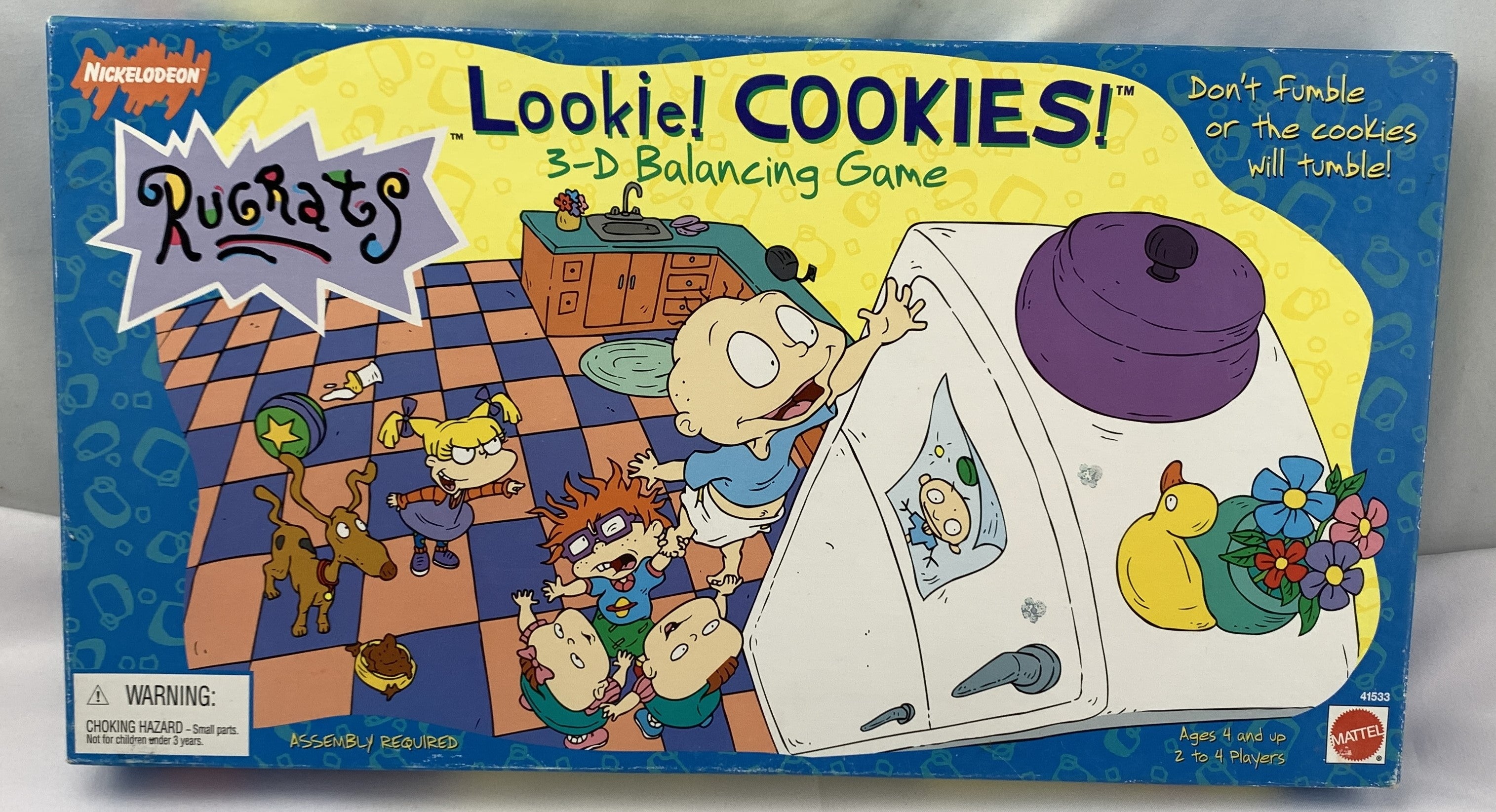 Rugrats: Lookie! Cookies! 3-D Balancing Game - 1999 - Mattel - Great Condition