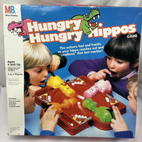 Hungry Hungry Hippos Game - 1985 - Milton Bradley - Great Condition