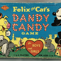 Felix The Cat's Dandy Candy Game - 1957 - Built Rite - Good Condition