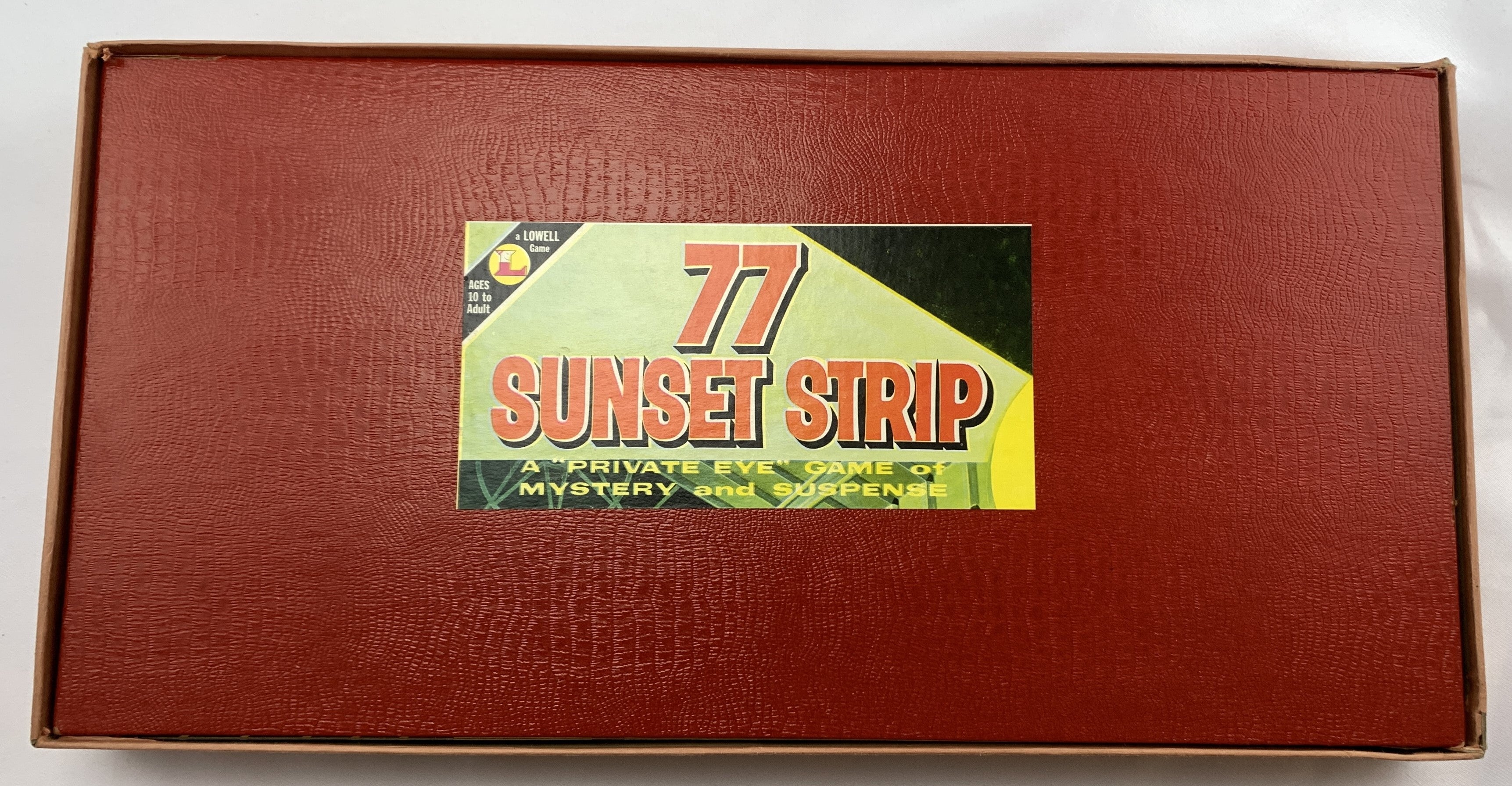 77 Sunset Strip Game - 1960 - Lowell Toy - Good Condition